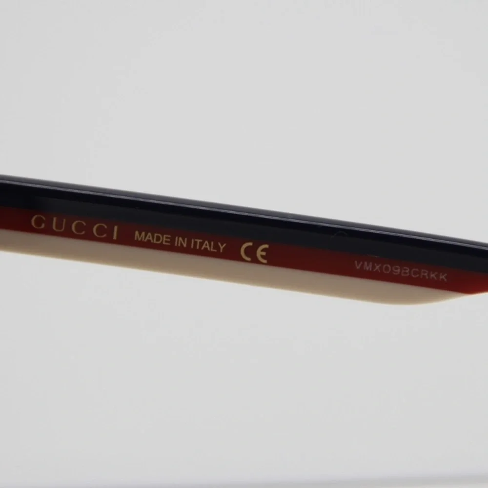 NEW GUCCI GG0416SK 001 BLACK ROUND SUNGLASSES GUCCI - Picture 10 of 13